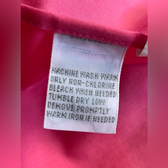 New FOXCROFT Wrinkle Free Pink Button Up Long Sleeve Blouse Woman’s Plus Size 16 - Picture 10 of 10